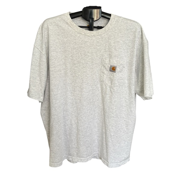 Carhartt Workwear Pocket T-Shirt Gray Heather Short Sleeve XL Heavyweight - Picture 1 of 8